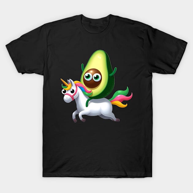 Avocado on unicorn T-Shirt by FromBerlinGift